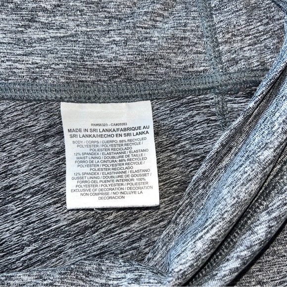 Nike Dri Fit Women's Wide Elastic Waist Band gray Leggings Activewear M - Picture 7 of 7